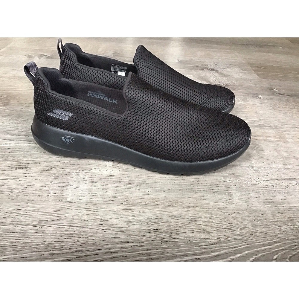 Skechers Go Walk Max Mens Size 13 Black Slip On Walking Shoes 54600 NEW